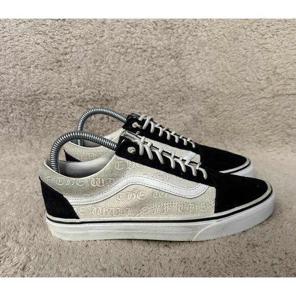 Vans Old Skool Deboss OTW Black White Skate Shoes Sneakers Women's Size 8 - Picture 1 of 9